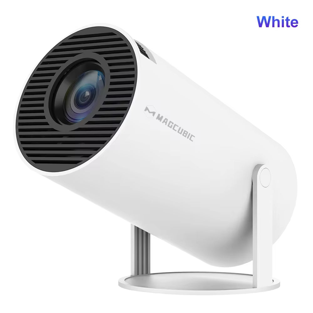 Mini Projector Support 4K 720P with Dual Band WIFI6 5G Wireless Android 11 260 ANSI 180° Rotatable Video HY300 Pro